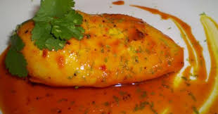 Pollo en salsa cátsup