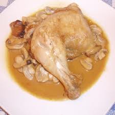 Pollo al champignón