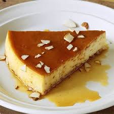 Flan de almendras
