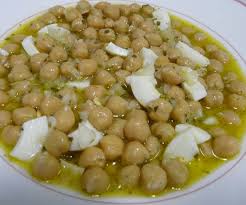 Garbanzos en salsa
