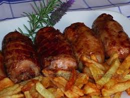 Pollo relleno de cangrejo