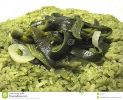 Arroz al chile poblano