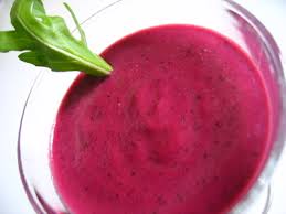 Crema fria de remolacha