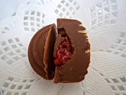 Bombones de frambuesa