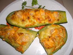 Calabacín con pan rallado y bechamel