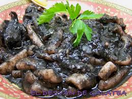 Calamares en su tinta