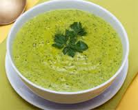 Crema fina de espinacas y calabaza