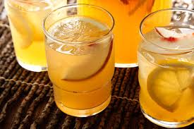 Vino fresco sabor durazno