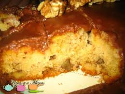 Bizcocho con manzana y chocolate