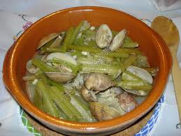 Borrajas con almejas