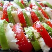 Ensalada Tricolor  (bandera Mexicana e Italiana)