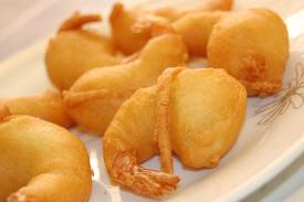 Gambas a la gabardina