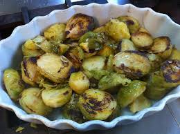 Repollitos de bruselas con coñac y crema