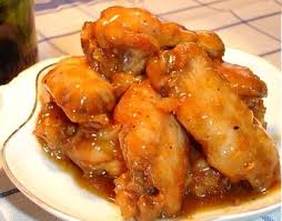 Alas de pollo con salsa agridulce picante