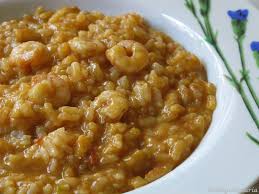 Arroz con gambas