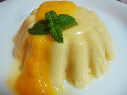 Bavaroise de melocotón