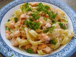 Fetuccini con salsa de brocoli de Edwin