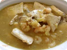 Filete de Pez Espada con salsa de Gambas y Almejas