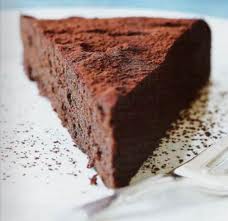 Tarta de chocolate amargo