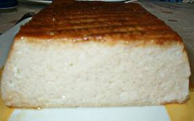 Flan de arroz con leche