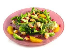Ensalada de vainas y aguacate