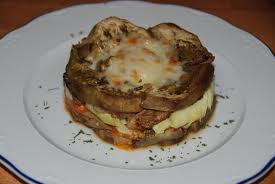 Timbal de berenjenas y calabací­n