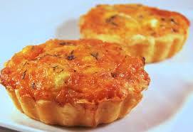 Tartaletas con crema de zanahoria