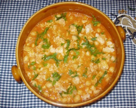 Garbanzos con Bacalao