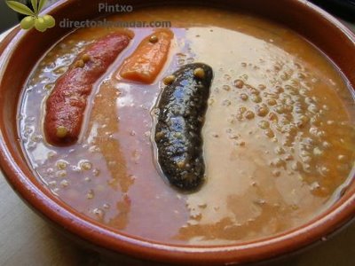 Lentejas con chorizo