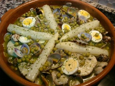 Rodajas de merluza en salsa verde