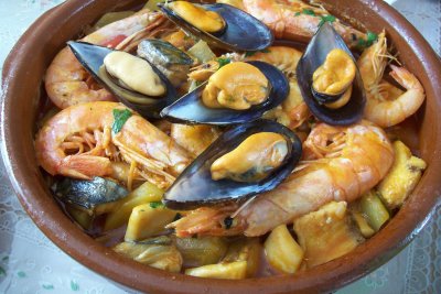 Cazuela de pescado