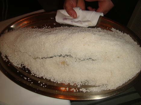 Pescado a la sal