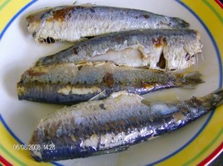 Sardinas gratinadas