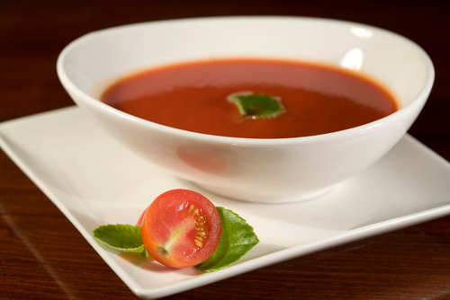 Crema templada de tomate