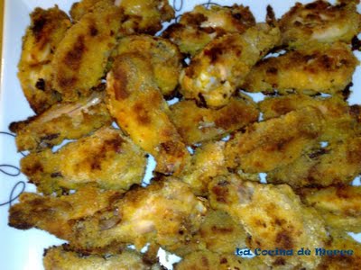 Alitas de pollo a la mostaza