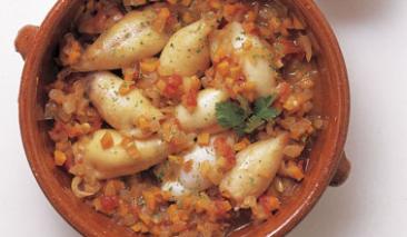 Calamares al vino de Jerez