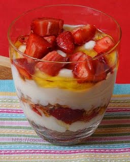 Trifle con manzanas