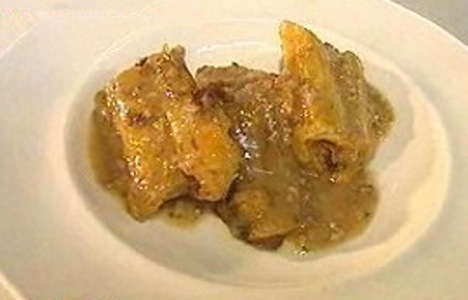 Acelgas rellenas de carne