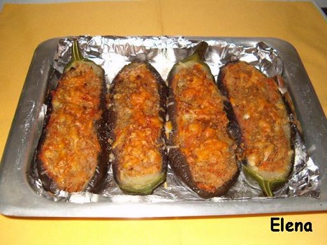 Berenjenas a la menta