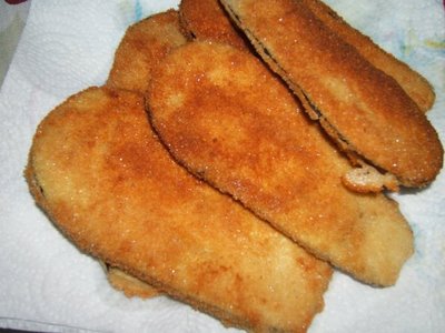 Berenjenas a la milanesa