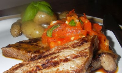 Bifes a la pizzaiola