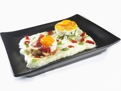 Huevos en puré