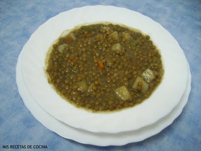 Lentejas con verdura