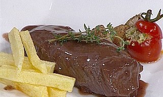 Lomo de cordero con perejil