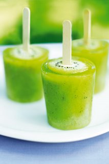 Helado: Paletas de kiwi