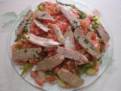 Ventresca de atún a la pimienta