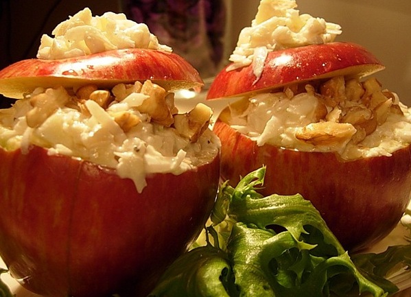 Manzanas rellenas