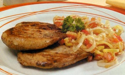 Supremas de bonito con chocolate