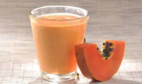 Licuado de papaya