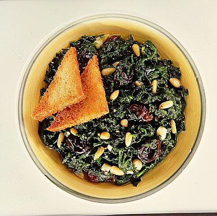 Espinacas a la catalana